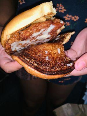 Burger king's big juicy crispy chicken sandwich ..I don't see it