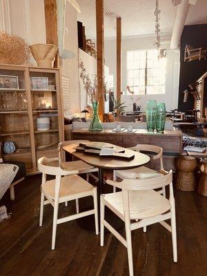 Disco Table and Frank Chairs