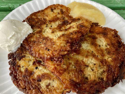 Order of potato pancakes