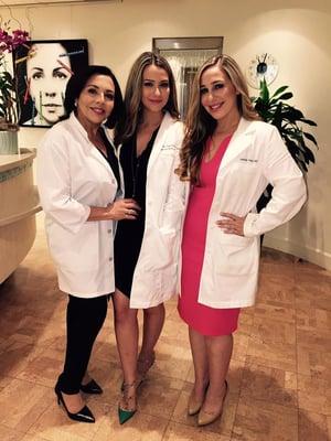 Dr. Flor Mayoral, 
 Dr. Adriane Pompa and Dr. Janelle Vega