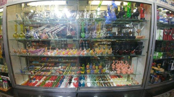 Concentrate pipes bowls and animal pipes and plastic water pipes