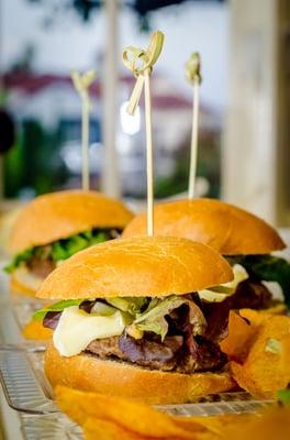 Angus Beef and Brie Cheese Slider