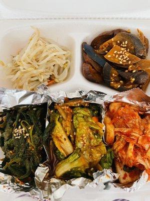 Seasonal side dishes (banchan) 2/18/22