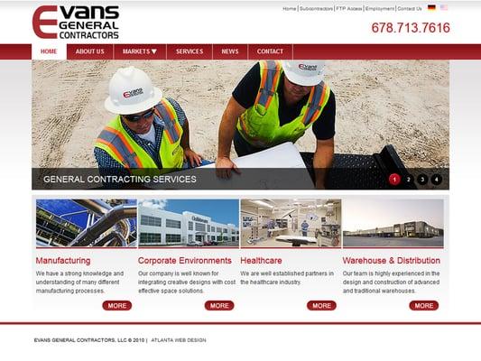 Our Work: EvansGeneralContractors.com