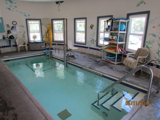 We offer both aquatic therapy and arthritis classes in our temperature controlled pool.