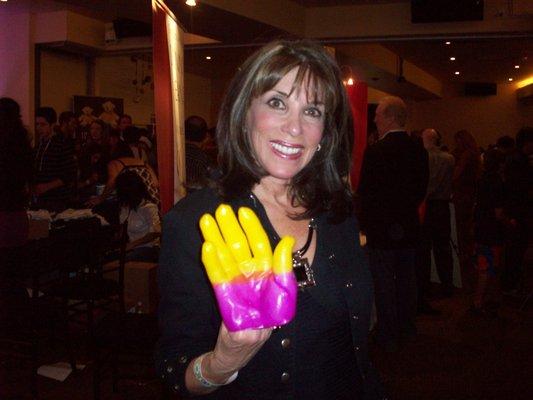 wax hands dipping for events and parties event vendors in Malibu California