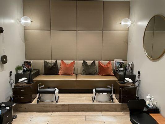 Pedicure area