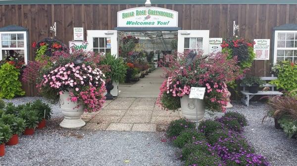 30 Aug2014 - Briar Rose Greenhouse is outstanding. This is the entry to an outstanding place.