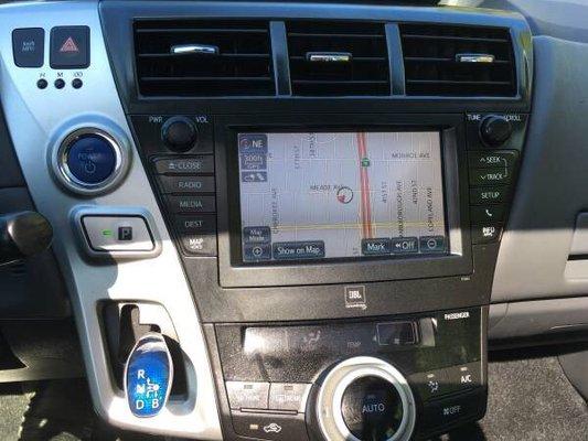 Navigation and backup camera