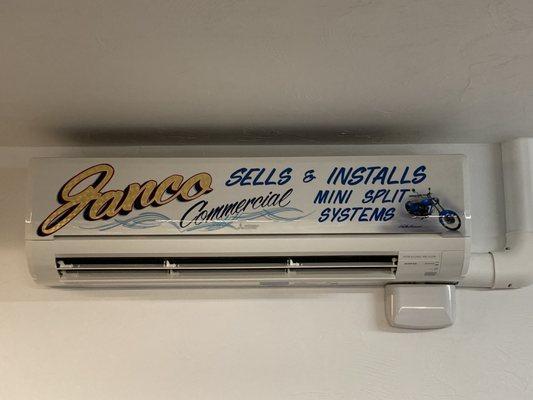 Janco Sells and Installs Commercial Mini Split Heat Pumps and AC systems, along with Multiple room systems.