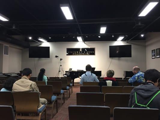 Music recital hall.