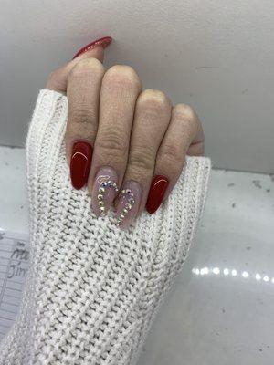 Valentine's Day nails