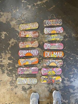 Locally made hand painted wood signs!!