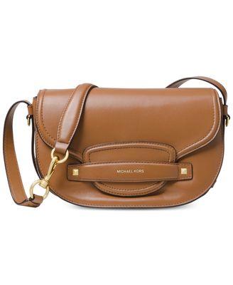 Michael Kors Leather Saddle Bag Medium