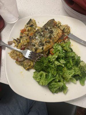 Grilled branzino