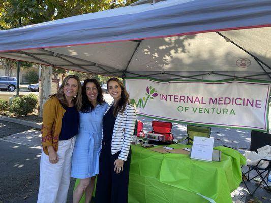 Dr Becky Wade, Dr Dana Jennings and April Terry, FNP