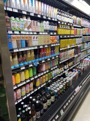 Lots of cold drink options! Protein based, cold brew, teas, lemonade, flavored water, etc.