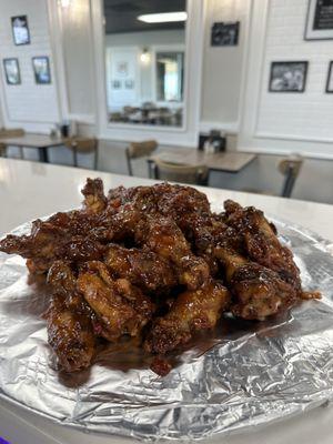 BBQ Bacon Wings