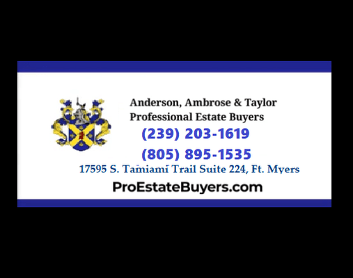 Anderson Ambrose & Taylor Professional Estate Buyers