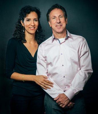 Setareh Moafi, L.Ac. and Salvador Cefalu, L.Ac. - our dynamic husband and wife team of Acupuncturists.