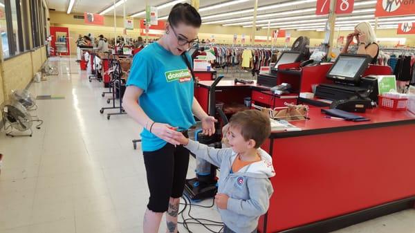 My 3.5 yr old thinks Julie is his girlfriend and brings her lollipops. The staff at this store are TERRIFIC!