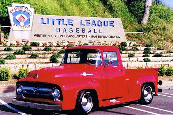 Chrome and Red.. 1956 F100 P/U