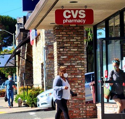 Entrance to CVS in Mountclair, Oakland