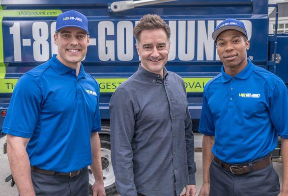 1-800-GOT-JUNK? team with Brian Scudamore