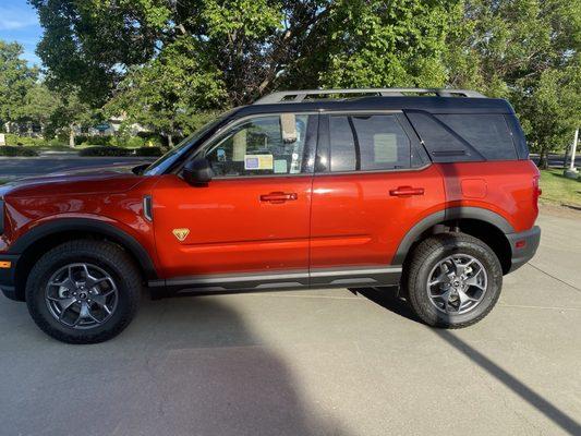 My 2022 Ford Bronco Sport