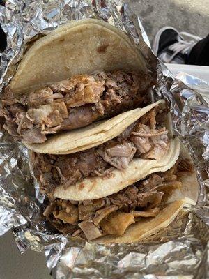 Tacos Carnitas and Mixta