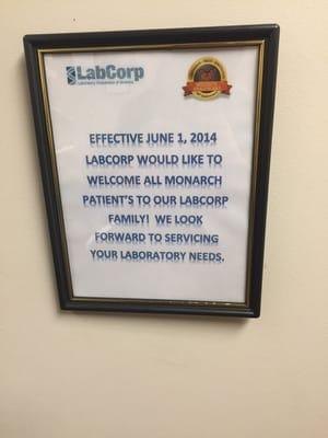 LabCorp memo