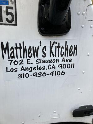 Matthews Kitchen Truck