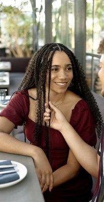 Goddess box braids