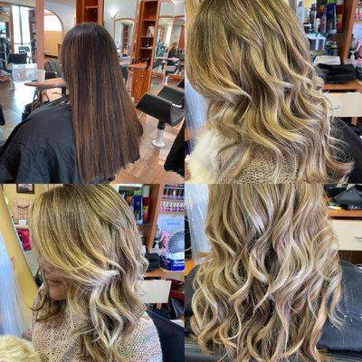 Blonde balayage