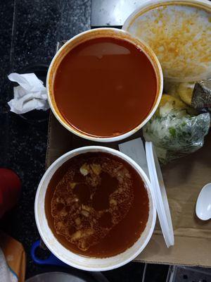 Birria and menudo