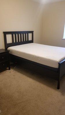 I needed the bed, mattress, and side night stand gone.