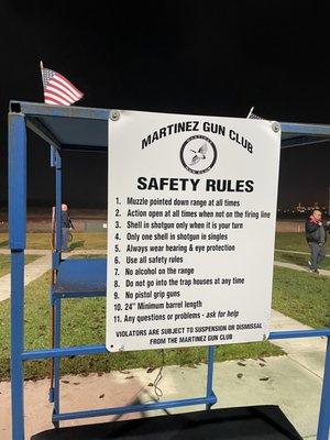 Safety rules