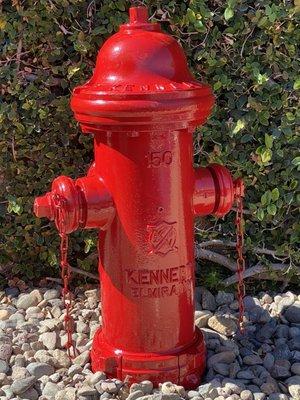 Sandblasted/powder coated firehydrant