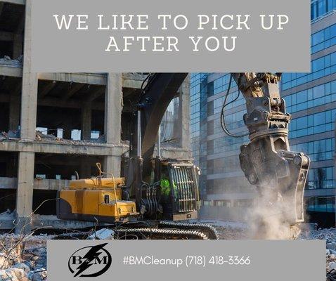 B&M Cleanup Services​ is here to answer the junk removal needs of New York. Contact us to discuss your options.