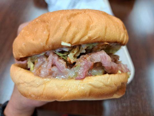 King's Hawaiian Pork & Slaw Sandwich