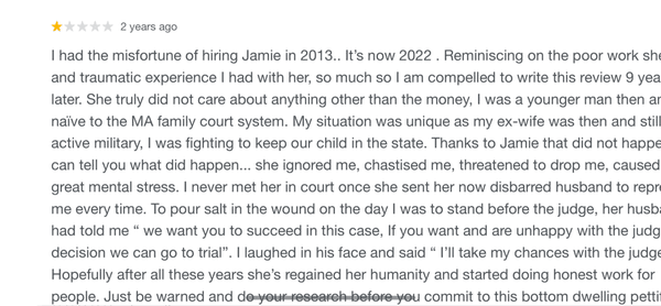 Same here threatened to drop me and succeeded in dropping me.  She ignored the relevant facts of the case and said it was due to my inaction