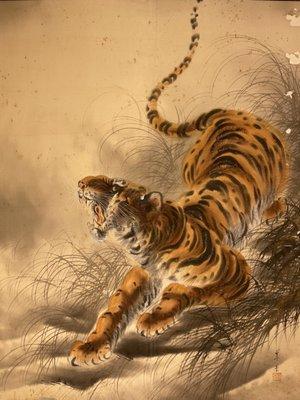 Ancient tiger painting