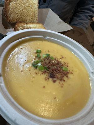 Bier cheese soup