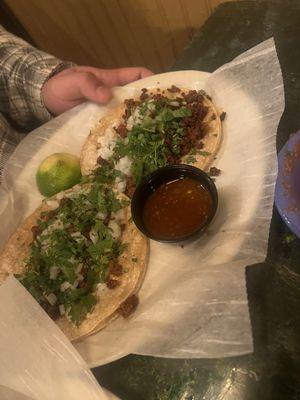 Chorizo tacos