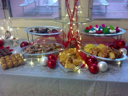 Christmas treats for the residents.