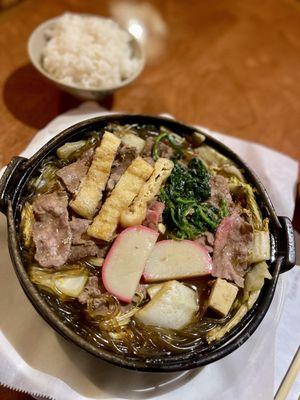 Beef teriyaki soup