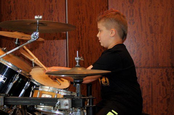 Drumming at our 2017 Spring Music Recital