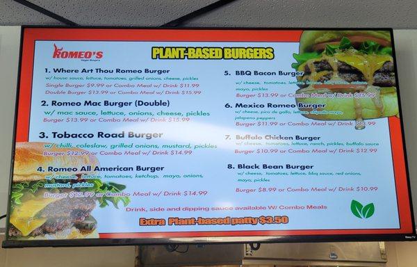 Burger Menu