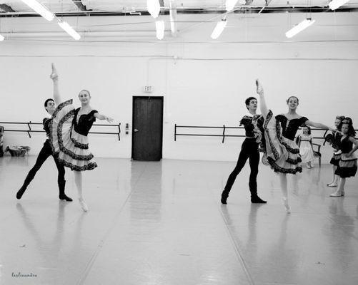 SDAB dancers in dress rehearsal for Nutcracker