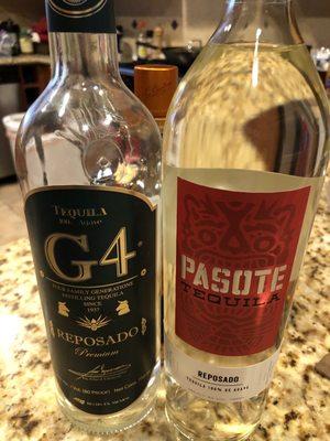 Picked up my two favorite repasado tequila. Great for sipping or in a margarita.